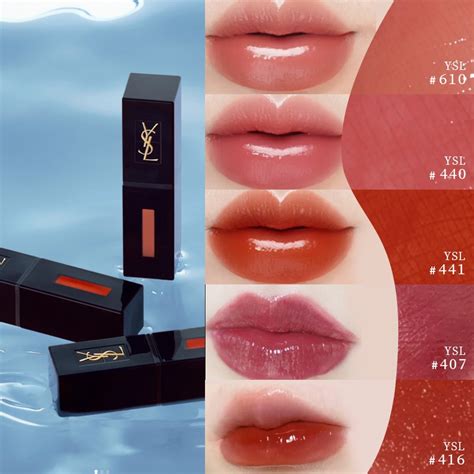 ysl liquid lip stain|YSL lip stain 407.